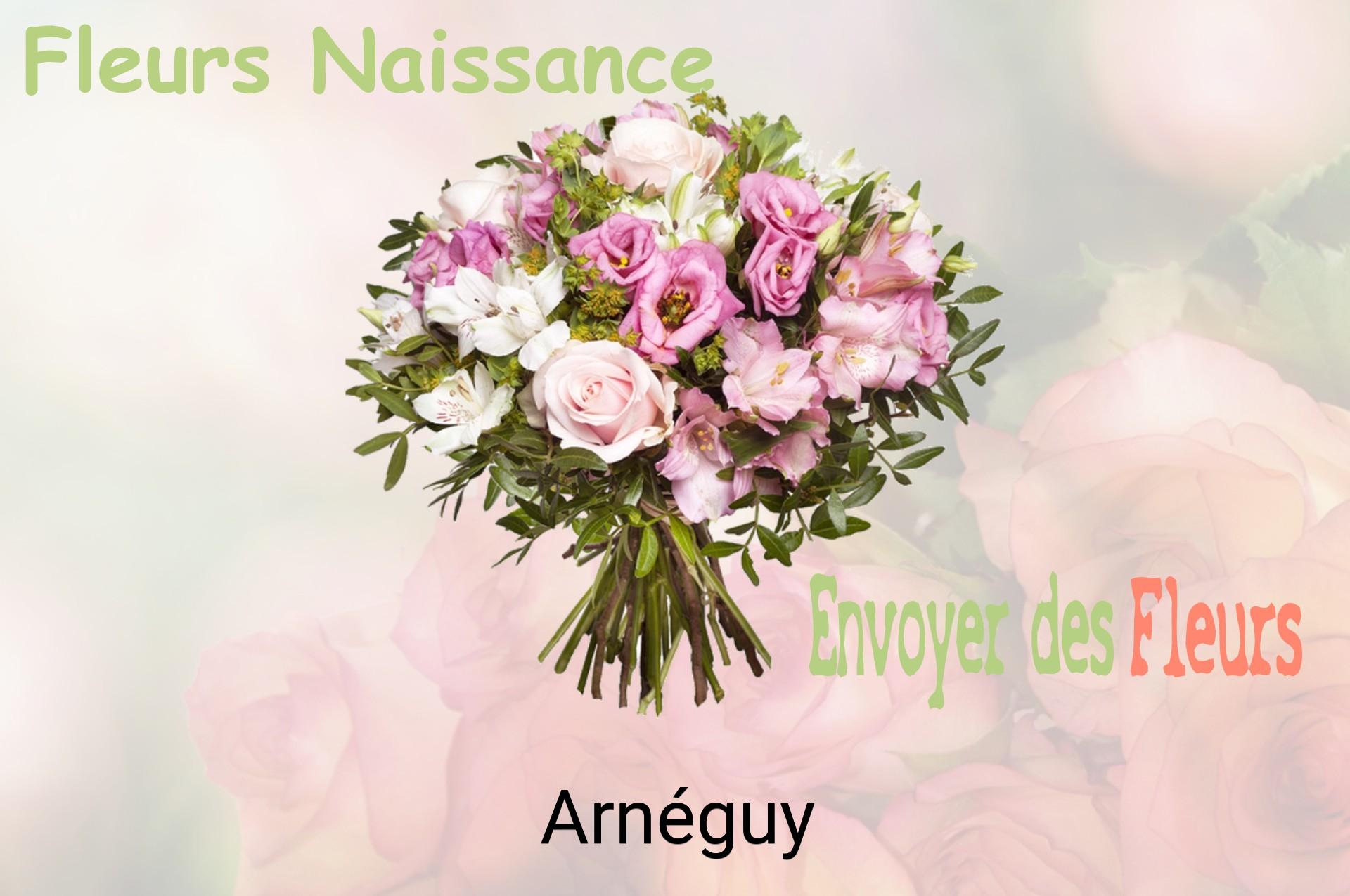 Bouquet de fleurs de naissance livré à Arnéguy